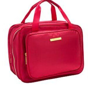 Joy Clean And Chic Expandable Toiletry Case Lipstick Red NWT